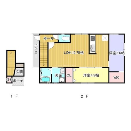 ＮテラスⅣの物件間取画像